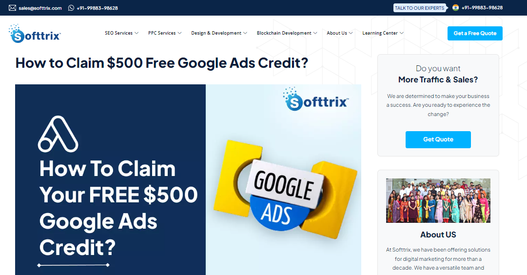 Advertise For Free With $500 Google Ads Credit